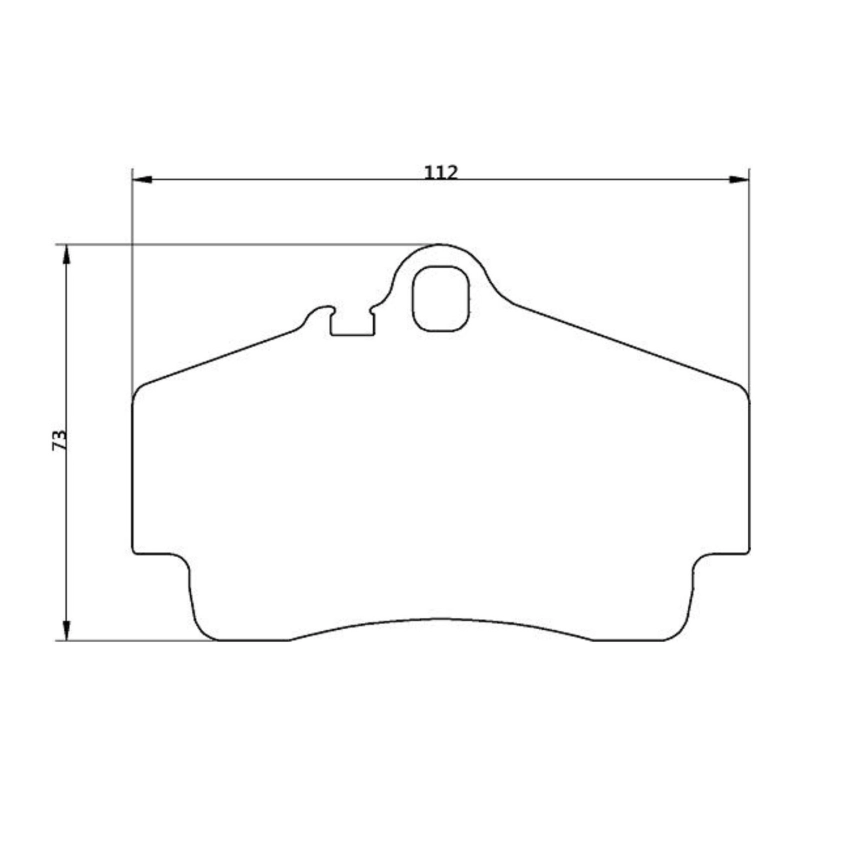Тормозные колодки Winmax W4 756 EIP073 Porsche 911 996 997.1 Carrera 2&4 987 Boxster 3.2 3.4, Cayman задние фото 3