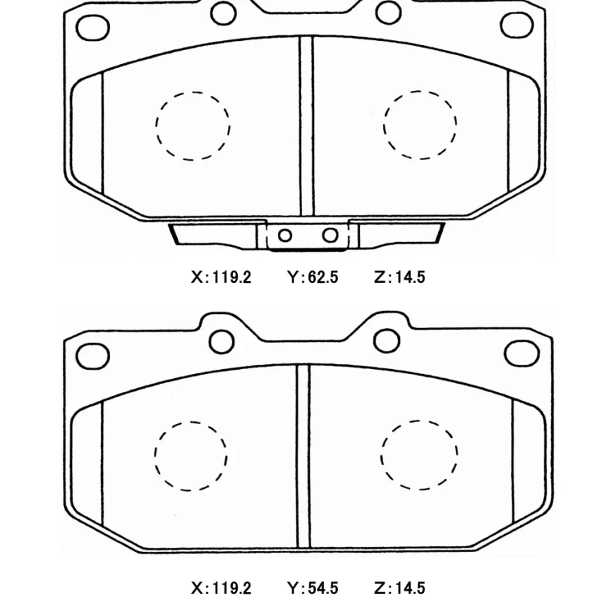 Тормозные колодки Winmax W6.5 (RS19) 351 EP351 Sumitomo® 4POT Subaru Forester Impreza GC GF GD GG WRX STi Legacy B4 передние фото 5