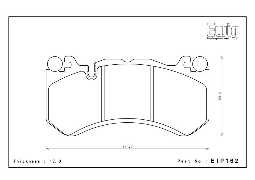 Тормозные колодки Winmax W1 1311 EIP162 AUDI RS6, Mercedes C63 AMG W204, AMG GT W190, Brembo® 6pot, передние фото 5